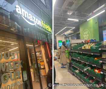 What the shopping experience is like at Amazon Fresh in Wembley