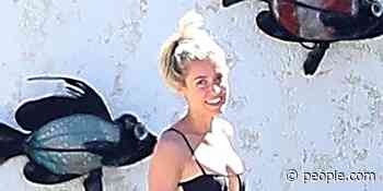 Kristin Cavallari Spotted Relaxing in Black Swimsuit During Cabo San Lucas Getaway - PEOPLE