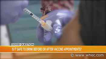 Good Question: Is it safe to drink before or after vaccine appointments?