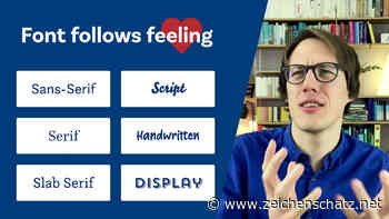 Font Follows Feeling – A brief type classification