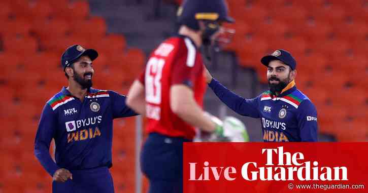 India set England target of 186 to win fourth T20 international and series – live!