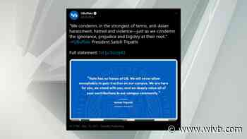 UB's President condemns anti-Asian crimes in wake of Atlanta-area shootings