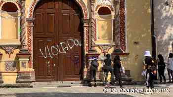 Se deslindan católicas de actos vandálicos en Cuernavaca; llaman a limpiar iglesia grafiteada - Bajo Palabra Noticias