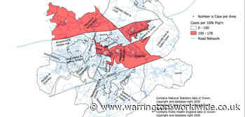 Revealed - the seven areas of Warrington with near zero new Covid-19 cases and the 10 hot spots - Gary Skentelbery