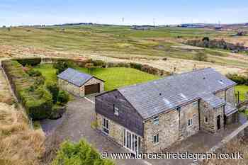 This amazing barn conversion near Darwen comes with countryside views and a sauna, for £895k