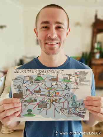 Cradley Heath artist redraws Andy Street's tube map - Dudley News