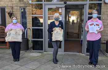 Dudley Care Home residents give out goodie bags - Dudley News