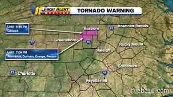 Severe weather leaves central North Carolina mostly unharmed