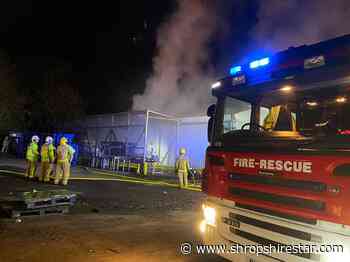 Firefighters battle large blaze at Market Drayton food factory - shropshirestar.com