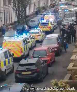 Updates - police cordon off Avondale Road in Darwen