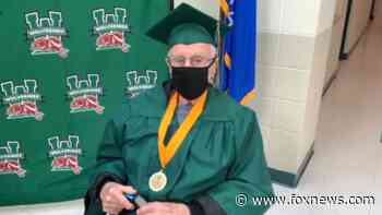 WWII veteran, 96, gets surprise high school graduation ceremony