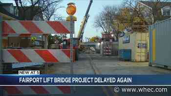 DOT: Fairport Lift Bridge opening delayed again until 'later this spring'