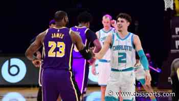 LeBron James praises LaMelo Ball after Lakers' win over Hornets: 'I think he's damn good'