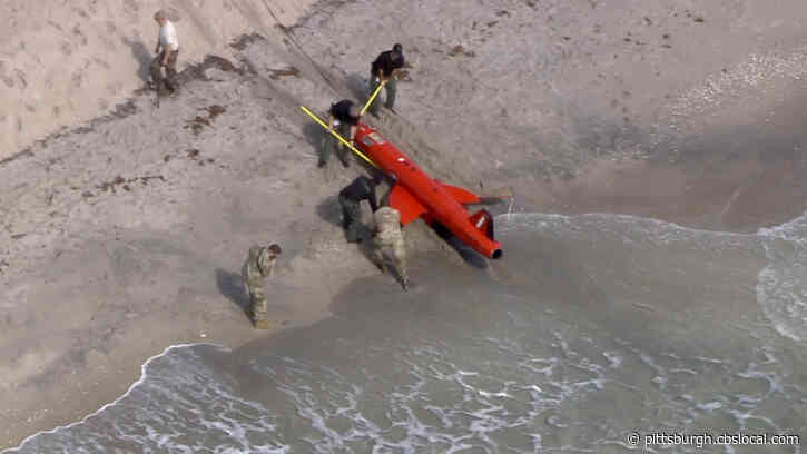 Massive Military Drone Washes Ashore On Florida Beach