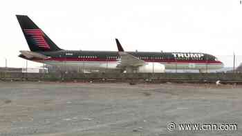 Glory days of Trump's gold-plated 757 seem far away as plane sits idle at sleepy airport