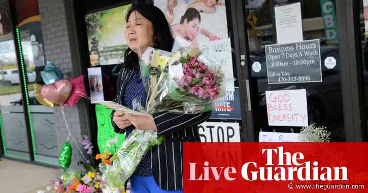 'Outraged' Biden urges Congress to pass hate crimes bill in wake of Atlanta attacks – live