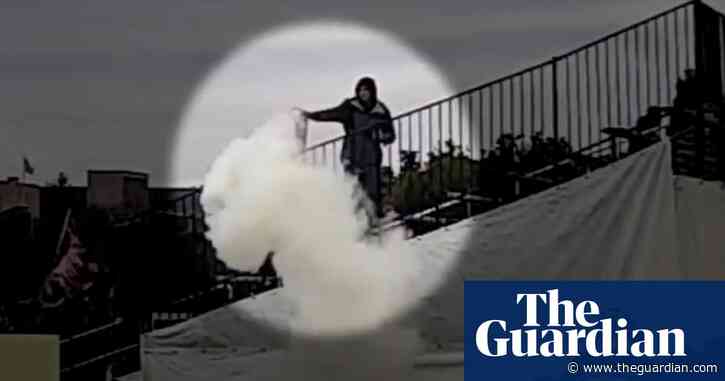 FBI releases new video in hunt for dangerous suspects from Capitol attack – video
