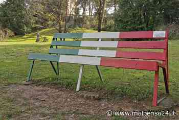 Samarate, una panchina tricolore a parco di Villa Montevecchio per le vittime Covid - malpensa24.it