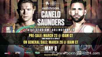 Canelo Vs. Saunders Lands At At&t Stadium on May 8