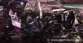 Three felony charges for man who crashed into sheriff's deputy squad car in Arden Hills