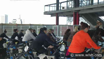 Exercising for a cause, first-ever 'IceCycle' raises money for Roswell Park