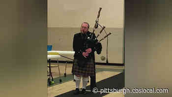 Riverside School District Music Teacher Entertains Students By Playing Bagpipes