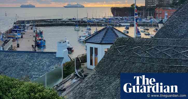 Country diary: thatched roofs’ purple secret is revealed