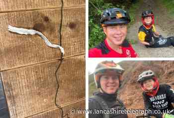 Cyclist's anger as string dangerously stretched across path at beauty spot