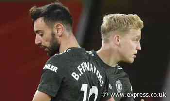 Man Utd star Donny van de Beek blamed for making Bruno Fernandes transfer decision - Daily Express