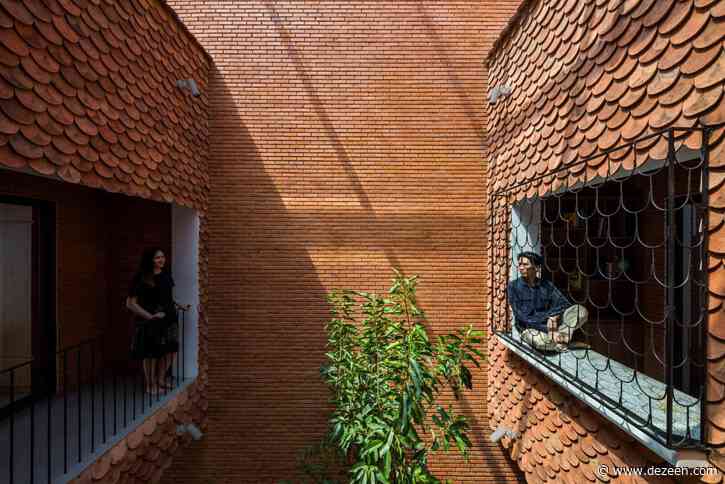2HIEN house in Vietnam built using tiles salvaged from the owners' previous home