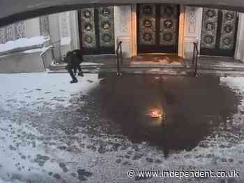 New York man arrested for drawing swastika in snow outside Jewish temple