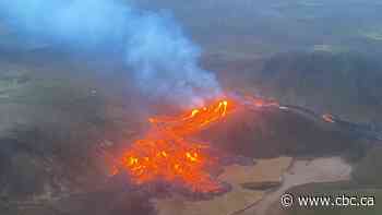 Volcanic eruption near Iceland's capital easing, not affecting flights