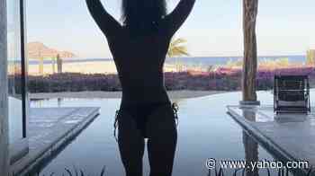 Kristin Cavallari spotted in black swimsuit during Cabo San Lucas getaway - Yahoo Entertainment