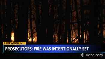 Forest fire in Ocean County was intentionally set, prosecutor says - WPVI-TV