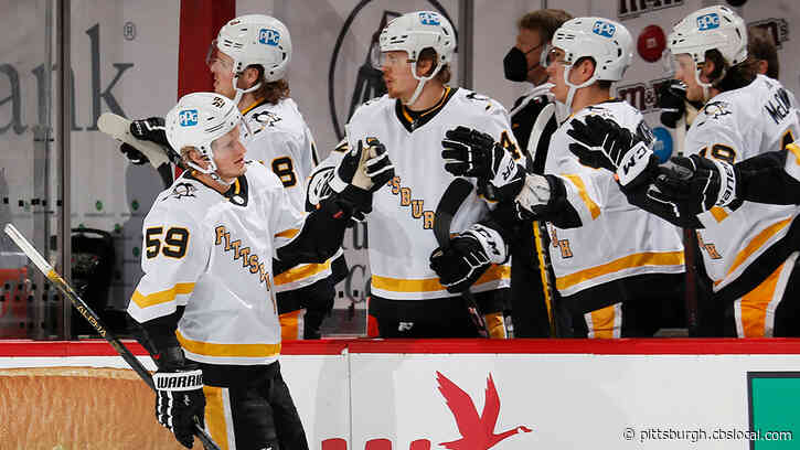 Two Quick Second Period Goals Give Penguins 3-1 Win Over New Jersey