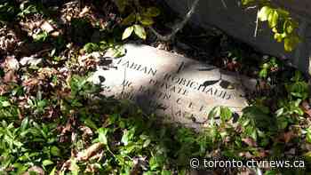 Veteran's headstone can stay where it was discovered in Etobicoke home, son says