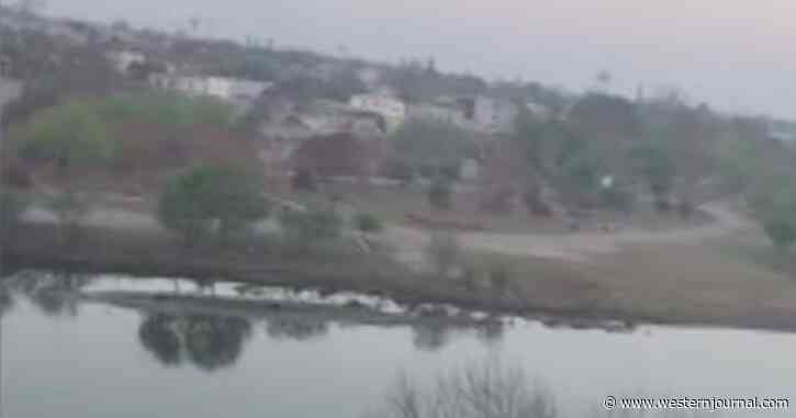 Camera Crew on US Side of Border Interrupted by Automatic Fire, Captures Raging Cartel Battle a Stone’s Throw from American Soil