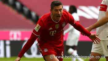 Robert Lewandowski nets first-half hat-trick as Bayern Munich hammer Stuttgart