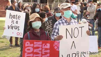 #StopAsianHate rally and vigil held at Discovery Green in Houston to honor victims killed in Atlanta shootings - KTRK-TV