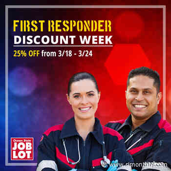 First Responder Discount Week at Ocean State Job Lot - Rhode Island Monthly