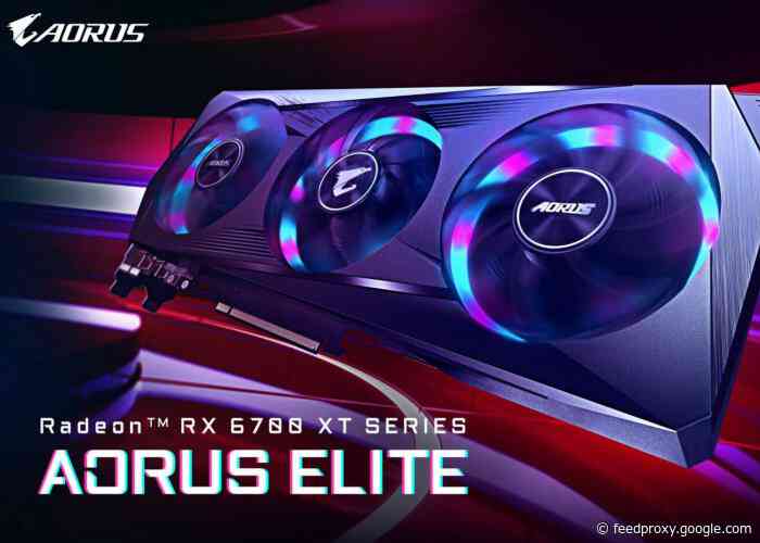 GIGABYTE Radeon RX 6700 XT AORUS Elite graphics card launches