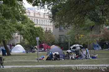 Toronto eyes moving homeless from four encampments into hotel - Toronto Sun