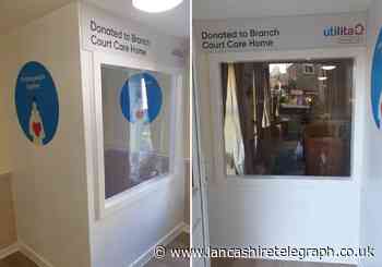 Visitor booth donated to care home