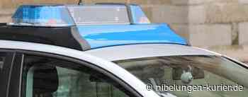 Auto auf Steinen abgesetzt - Nibelungen Kurier