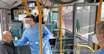 Erster Corona-Schnelltest-Bus im Saarland startet Montag in Neunkirchen - Saarbrücker Zeitung