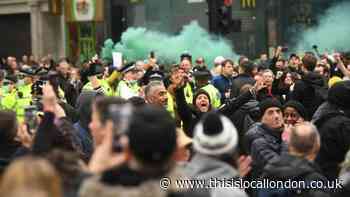 London: 36 arrests as anti-lockdown protest turns violent