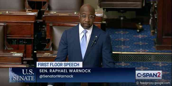 'This is Jim Crow in new clothes': Sen. Raphael Warnock delivers a forceful defense of voting rights, excoriates GOP-led voting restrictions