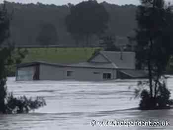 Australia floods: Couple’s house swept away on wedding day