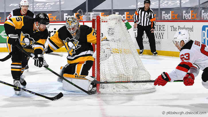Penguins Lose Rubber Match With New Jersey 2-1 In Overtime