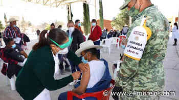 Calculan que llegarán 80 mil vacunas a Cuernavaca para adultos mayores - 24 Morelos